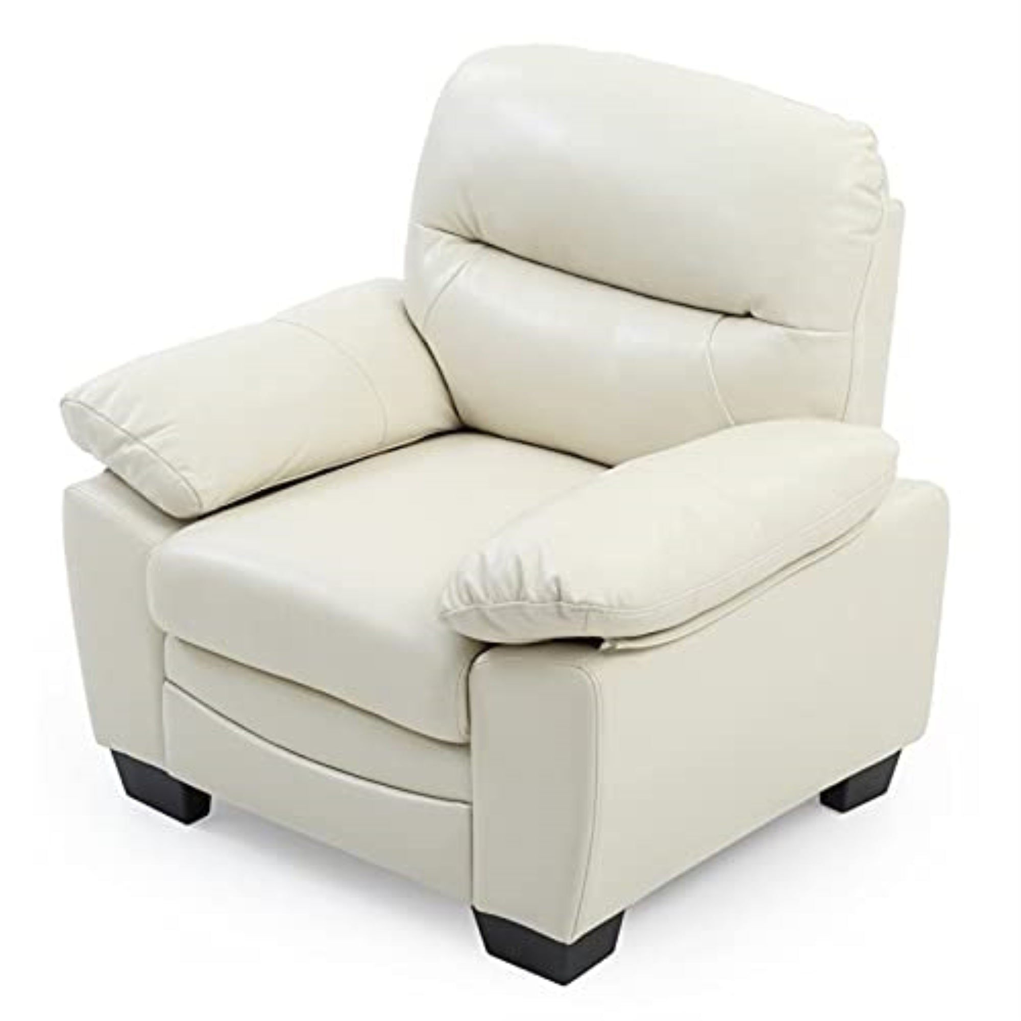 Faux Leather Chair in Pearl Y817