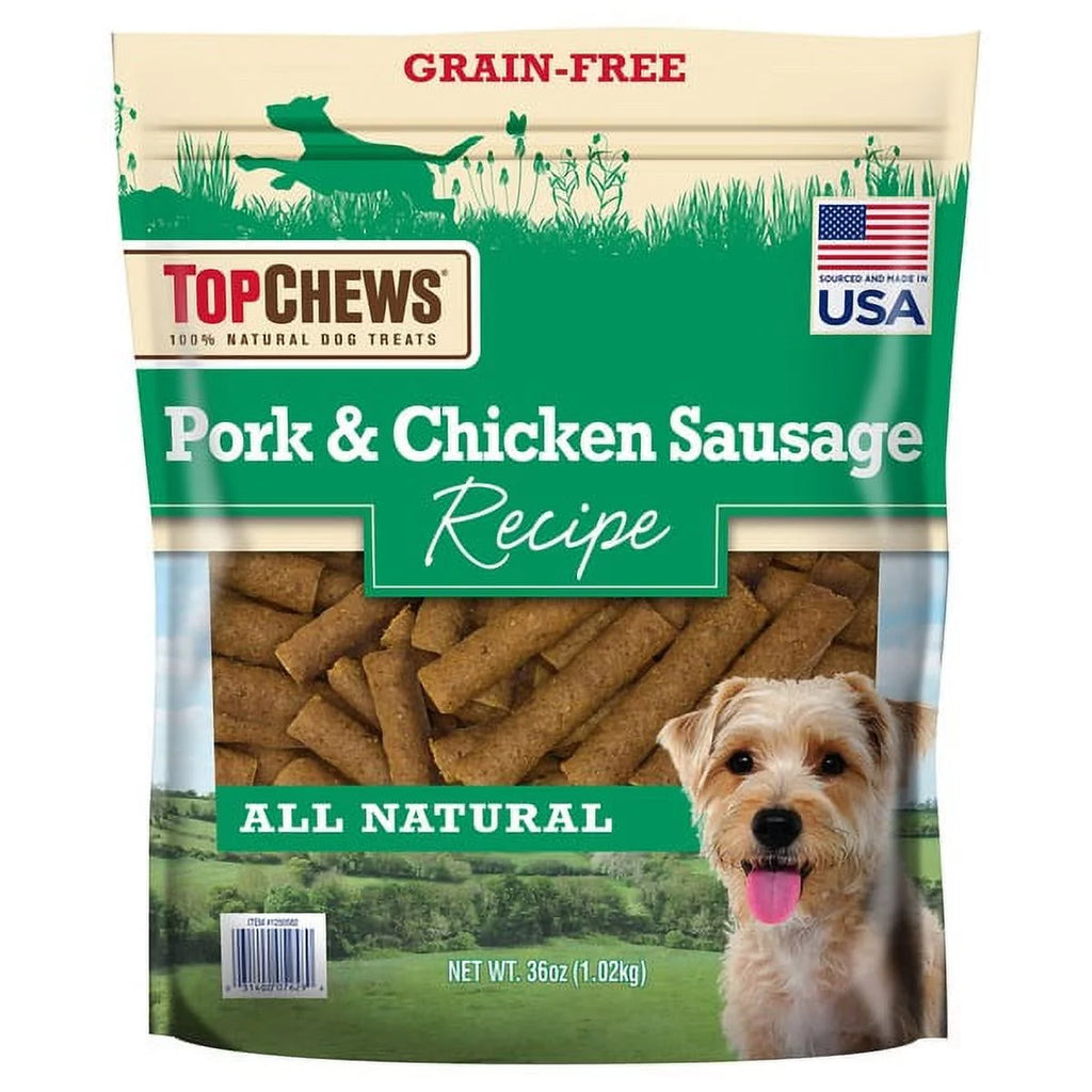 Pork & Chicken Sausage Dog Treats 36 oz Z3730