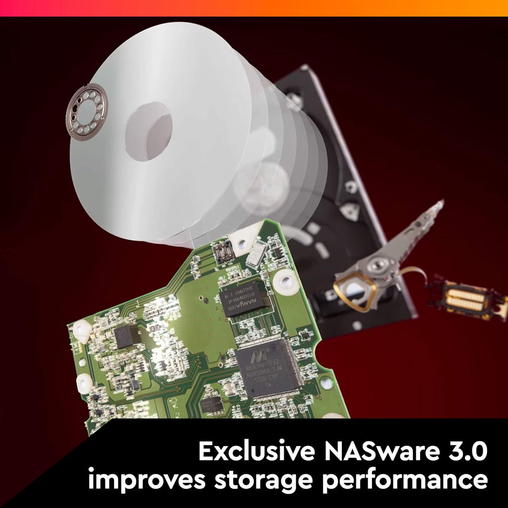 4TB NAS Internal Hard Drive HDD 5400 RPM SATA 6 Gb/s CMR 128 MB Cache 3.5 U6259