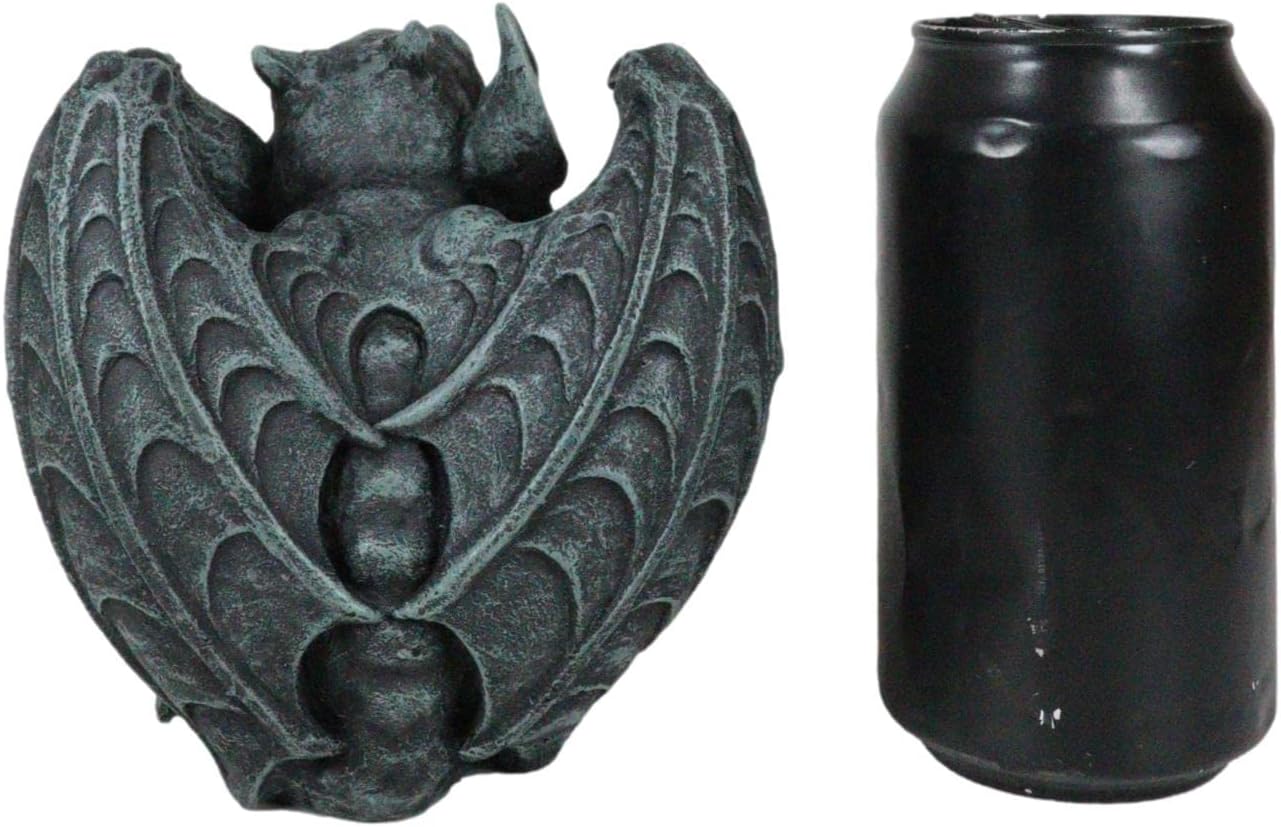 Gothic Winged Guardian Gargoyle Figurine Faux Stone Resin Sculpture J67775