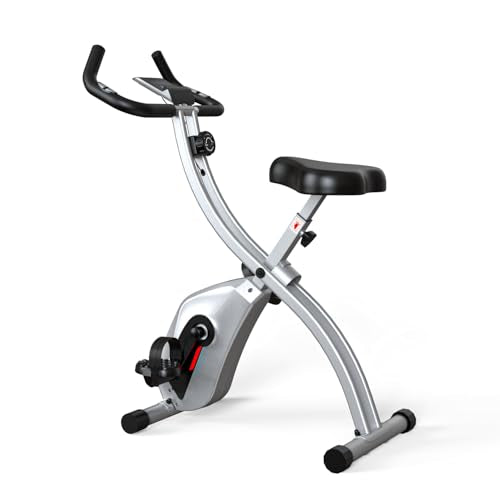 Folding Exercise Bike with 8-Level Adjustable Resistance V55044