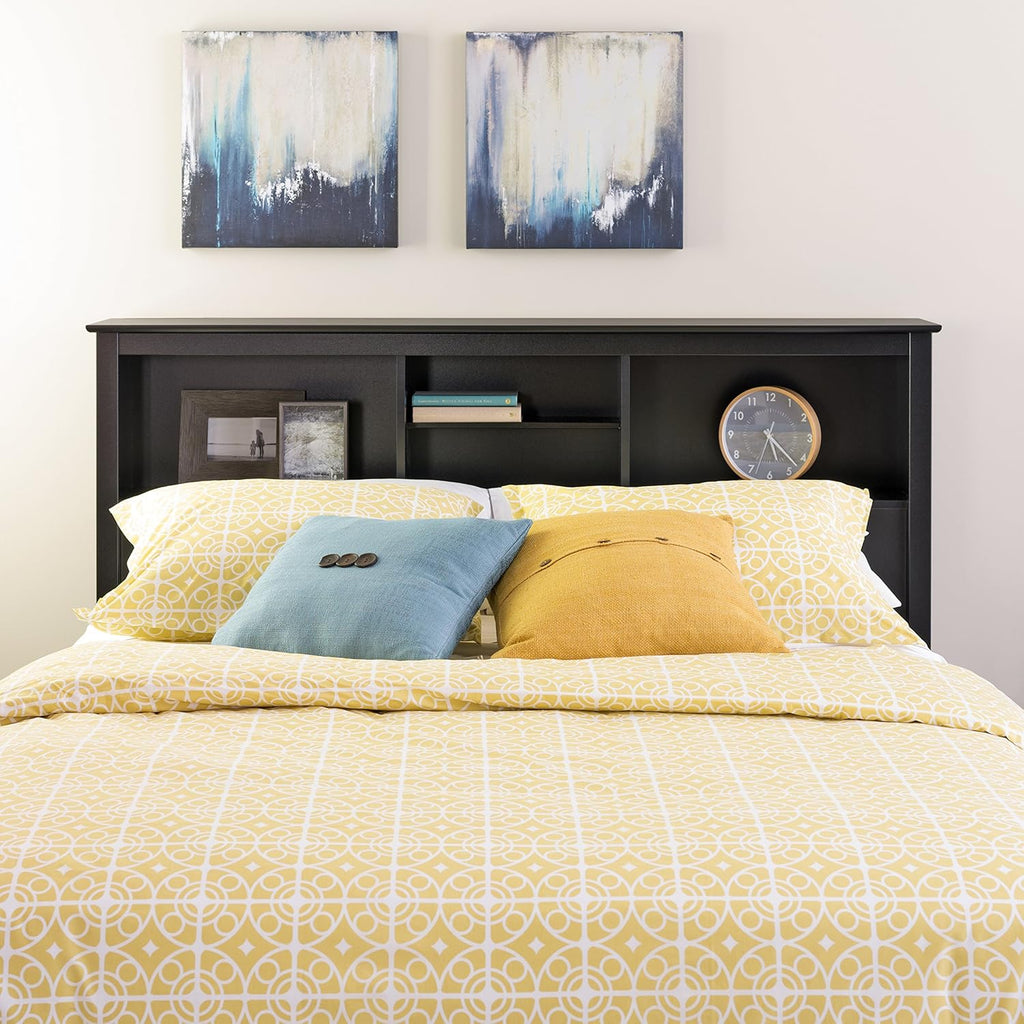 Black Full Platform Storage Bed with 6 Drawers C7527