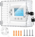 Clear Thermostat Lockable Box with Keys F800