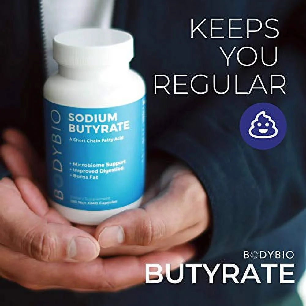 Butyrate Gut Health Supplement 100 Calcium Magnesium Capsules B711