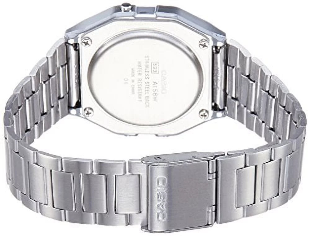 Silver Stainless Steel Digital Watch O68183