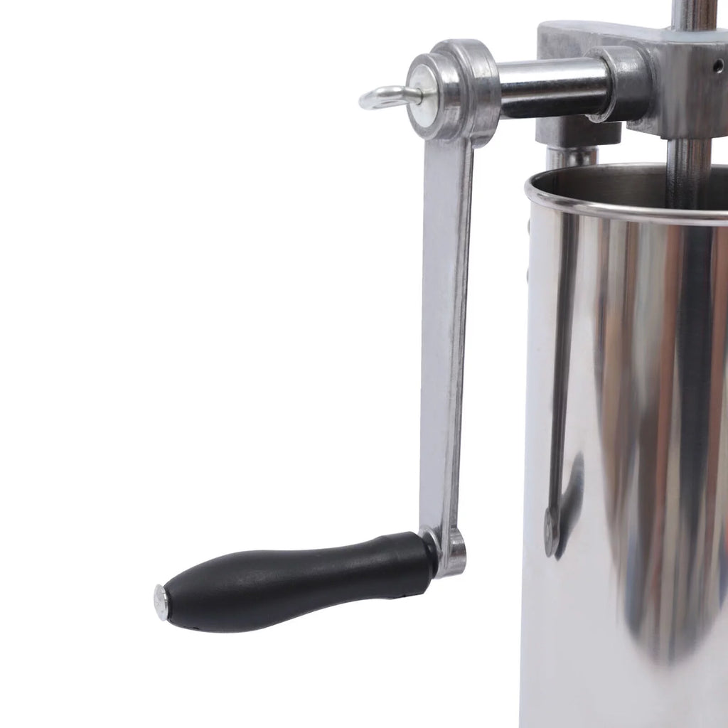 3L Manual Sausage Stuffer Stainless Steel Vertical Sausage Maker with 8 Tubes S34671