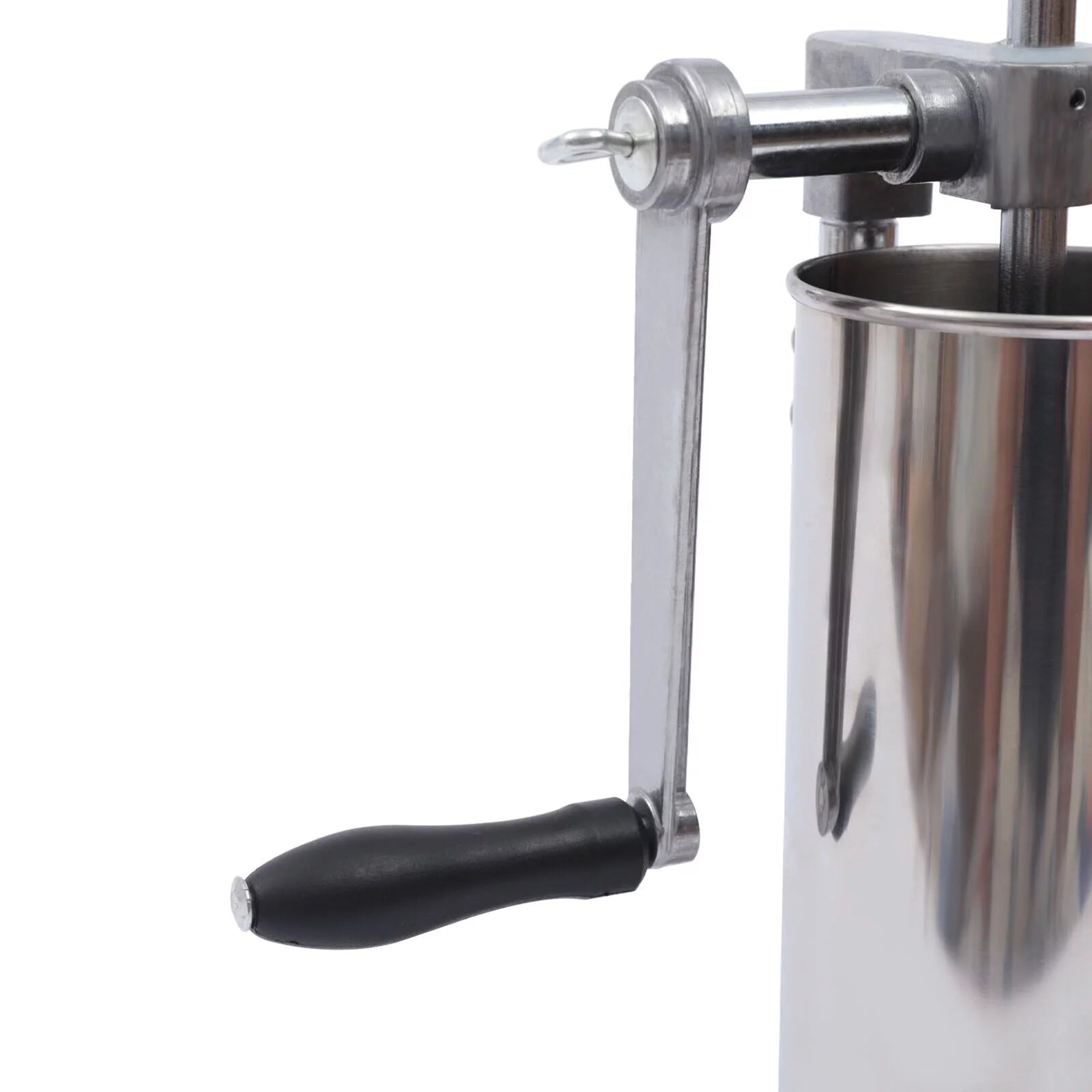 3L Manual Sausage Stuffer Stainless Steel Vertical Sausage Maker with 8 Tubes S34671