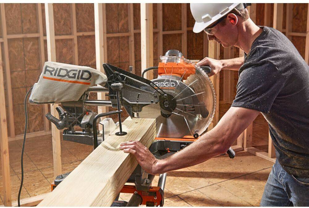 15 Amp Corded 12 in. Dual Bevel Sliding Miter Saw D6065