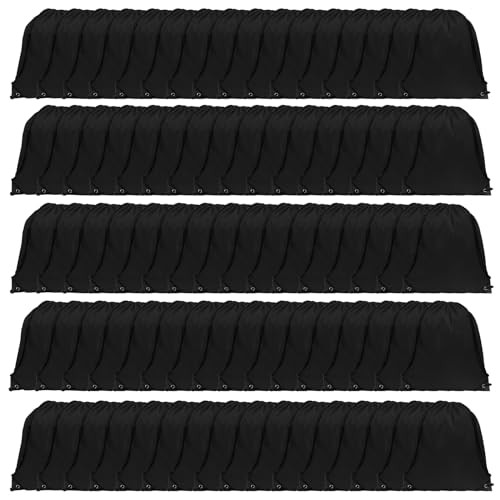 40 Pack Drawstring Backpacks Waterproof Nylon Cinch Bags Lightweight Reusable Sports Sack M21323