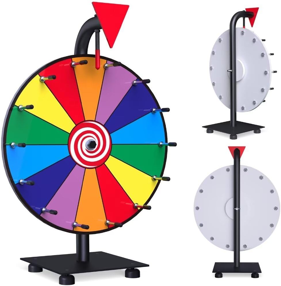 14 Slot Heavy Duty Spinning Prize Wheel with Base F667049