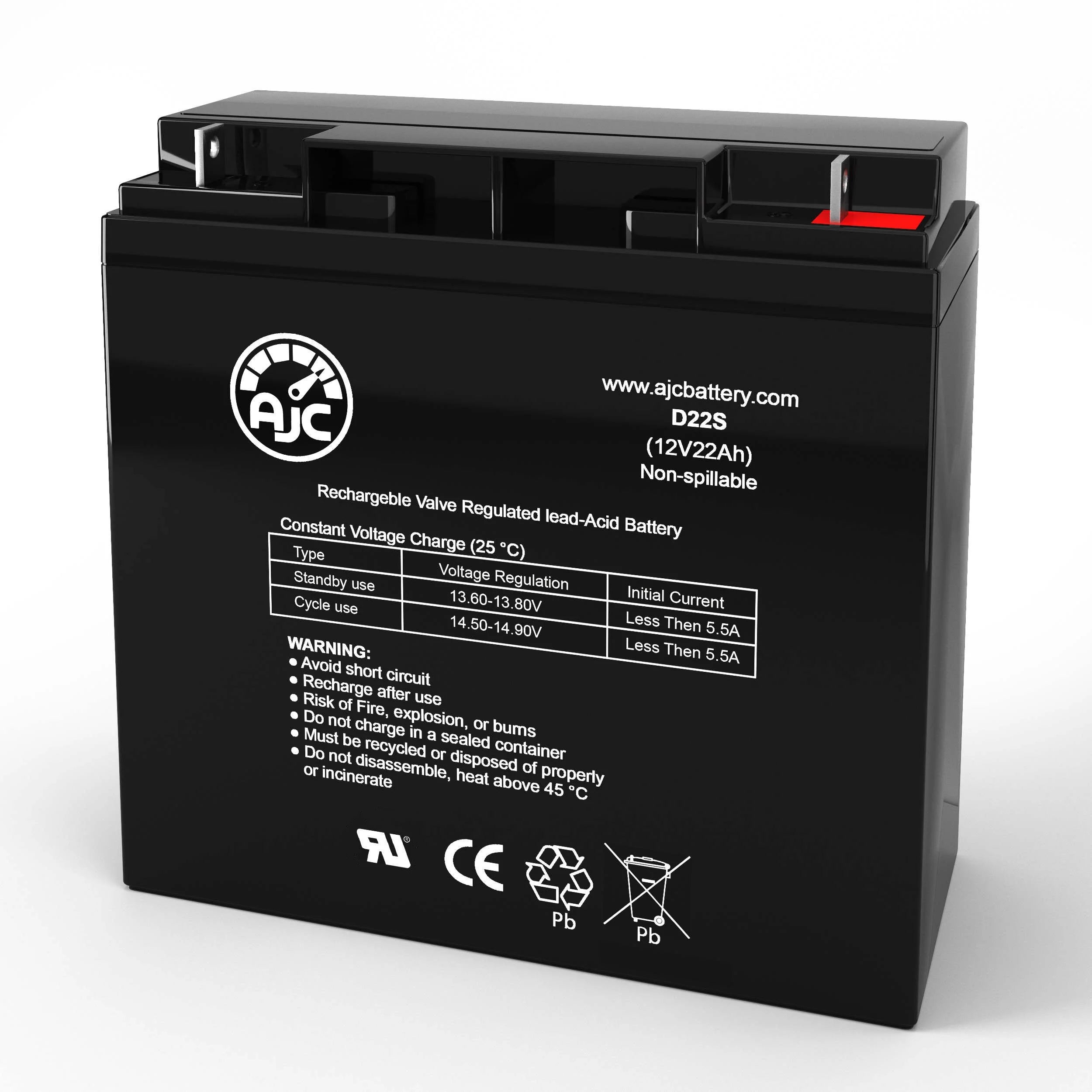 500 Instant 1000 Peak Amp 12V 22Ah Jump Starter Battery C3181
