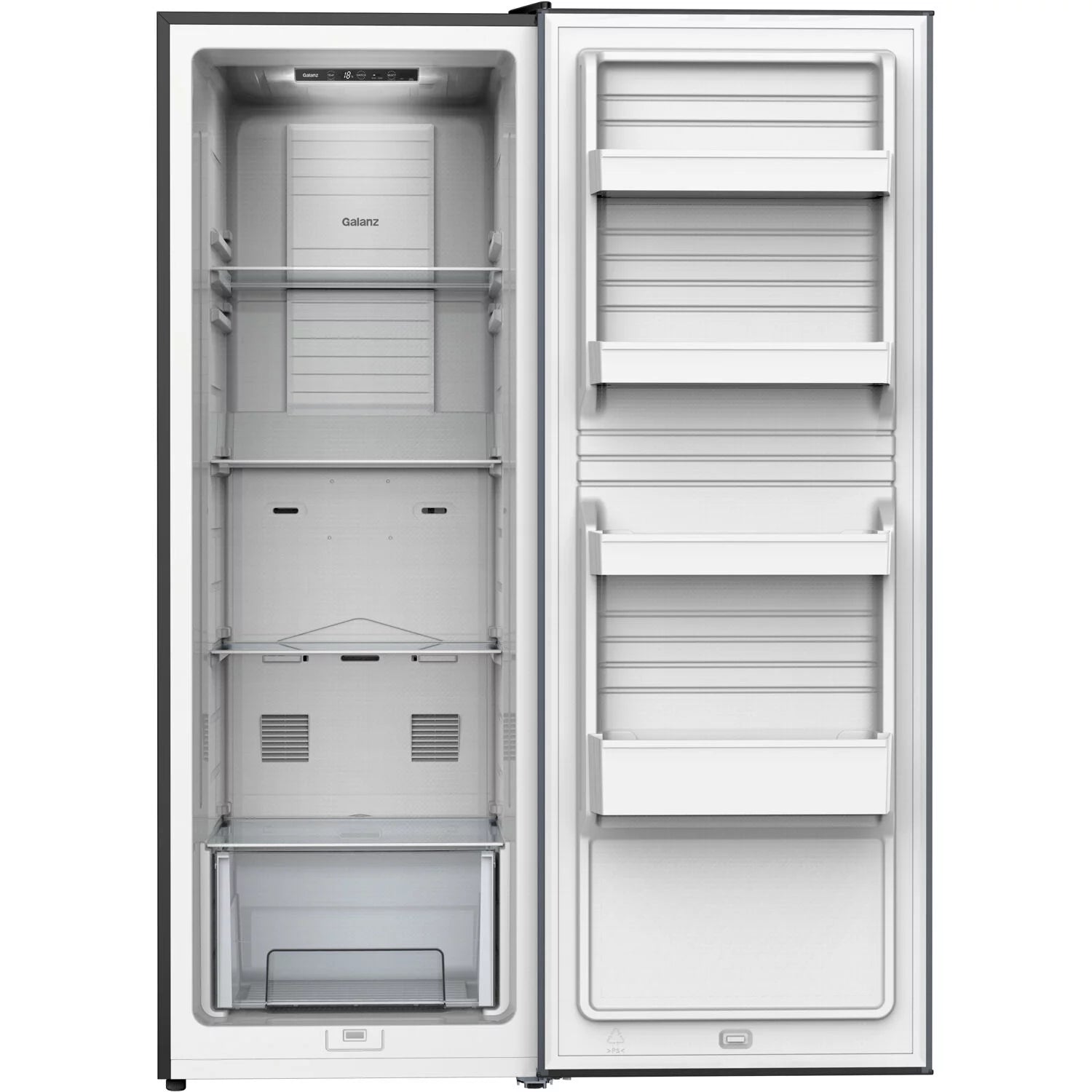 11-Cu. Ft. Convertible Upright Freezer, Stainless Steel X443612