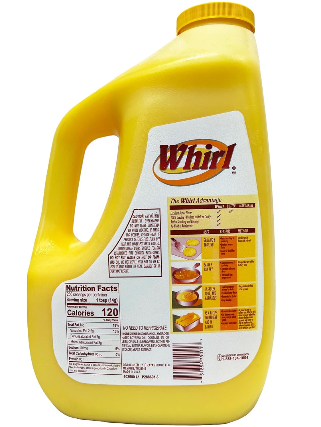 1 Gallon Liquid Butter Flavor Oil and Garlic Liquid Butter Flavor Oil with Measuring Spoons R847156