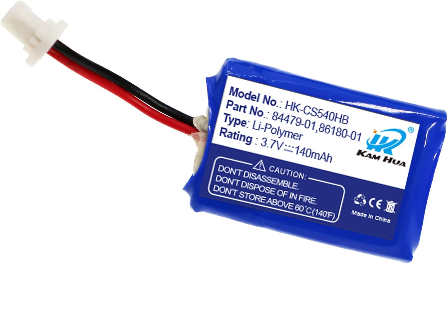 Battery Replacement for Plantronics Headset G658