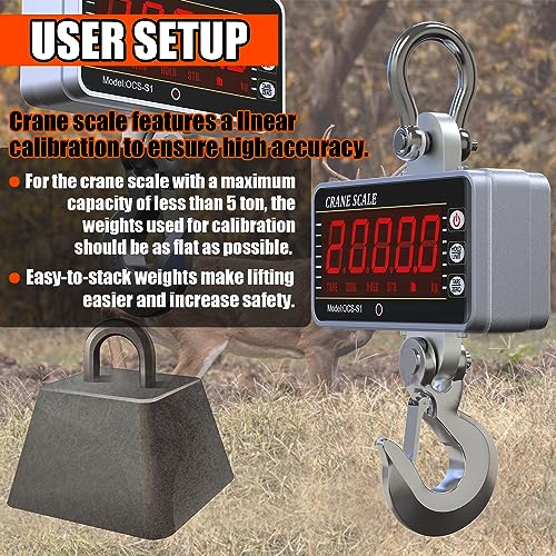 Orange Digital Crane Scale N1751