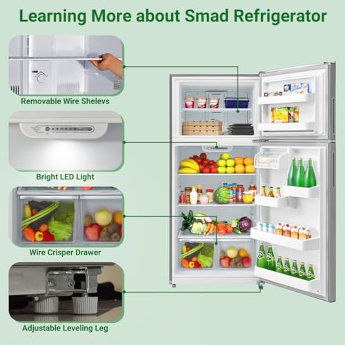 Stainless Steel Top Freezer Refrigerator C763