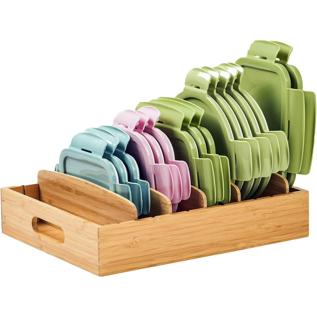 Bamboo Drawer Caddy with Adjustable Dividers J85034