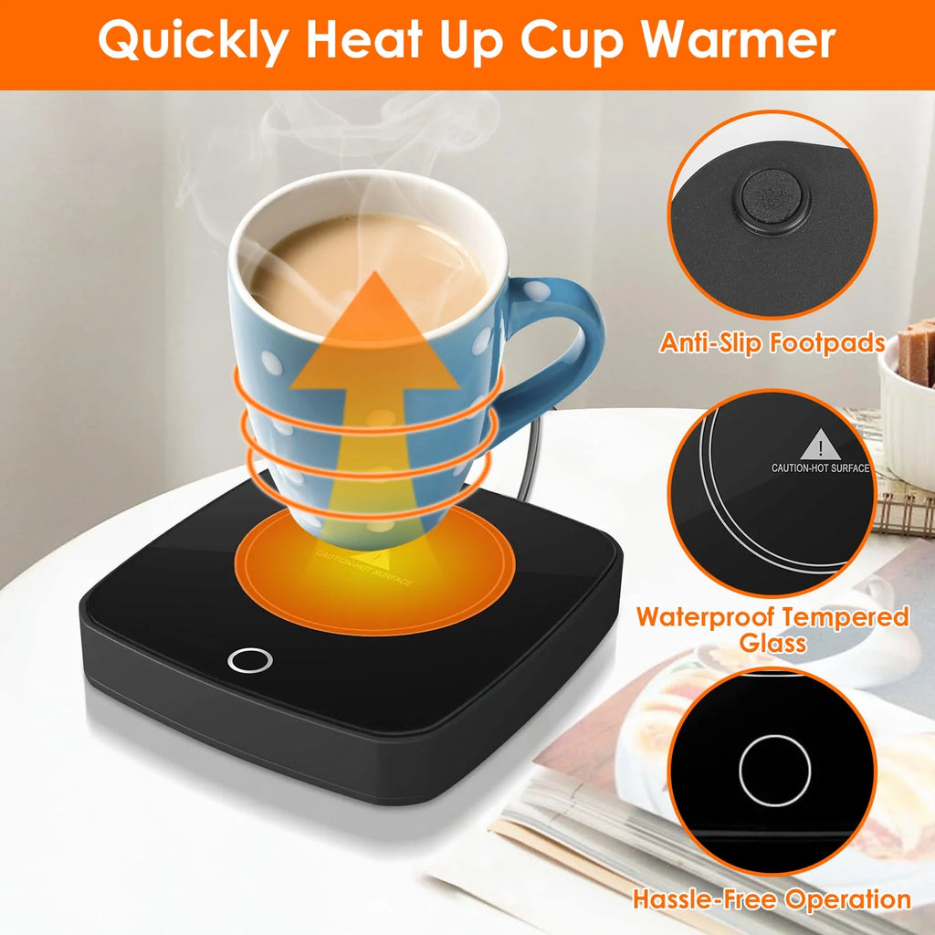 16W Electric Milk Cup Warmer with 3 Temp Settings O871