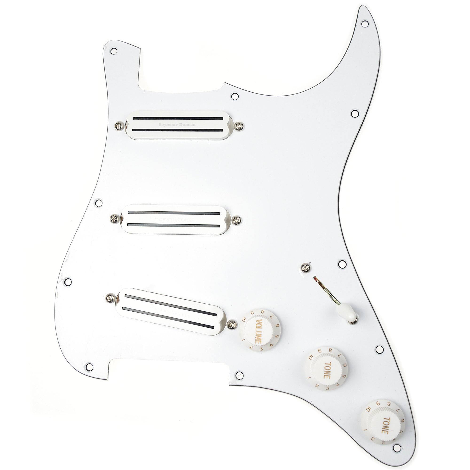 White Loaded Pickguard B12456
