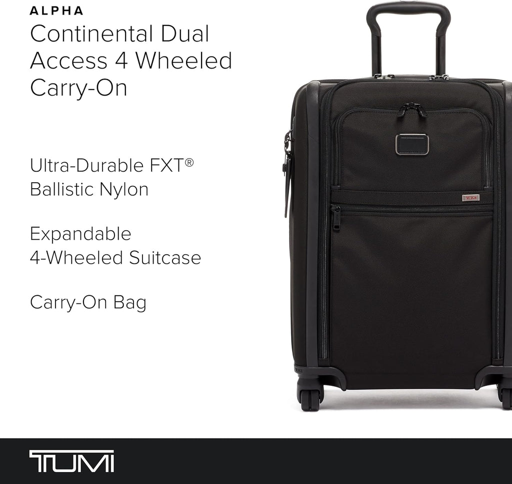 Black 4-Wheeled Carry-On Luggage I841