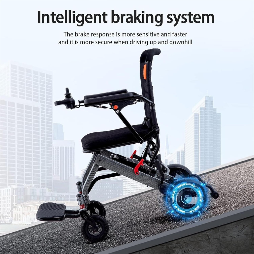 Foldable Electric Wheelchair, 36 Lbs, All Terrain T738