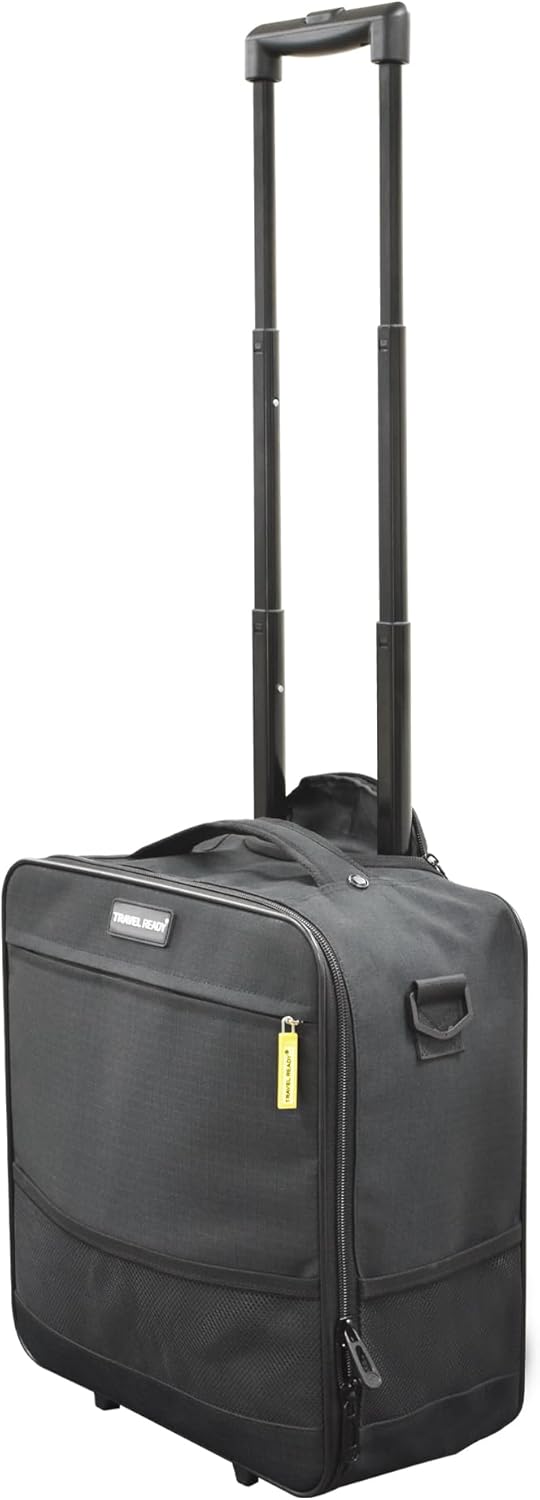 Black 15" Underseat 2 Wheel Carry On Luggage W382113