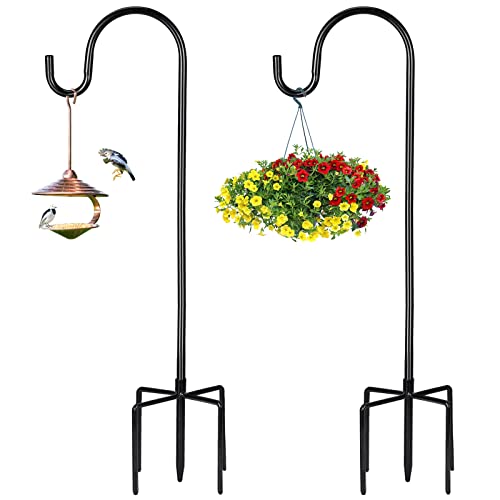 2 PCS 35 inch Metal Garden Shepherds Hook F64028