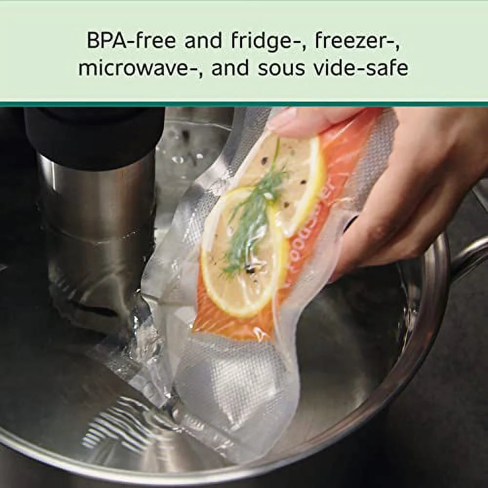 1 Quart Precut Vacuum Sealer Bags (44 Count) S483514