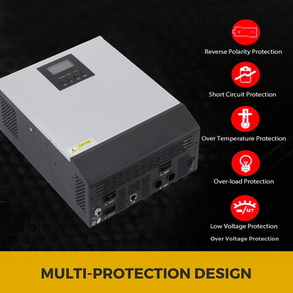 3KVA 24V MPPT Pure Sine Wave Power Inverter Solar Charger H71273
