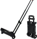 Black Folding Luggage Cart with 2 Wheels J411