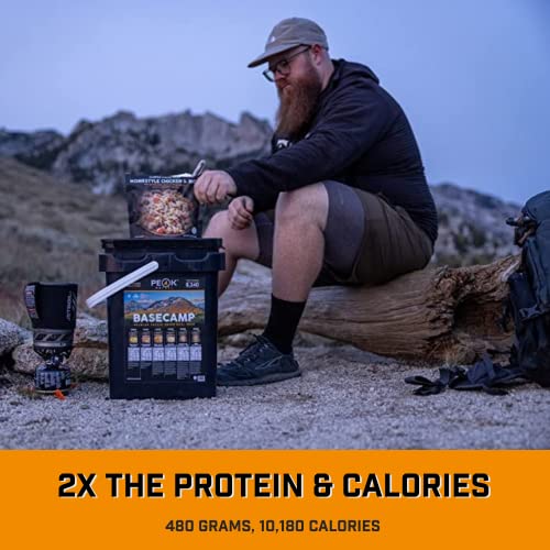 24 Servings Freeze Dried Backpacking Food (3 Pack Bucket) J190