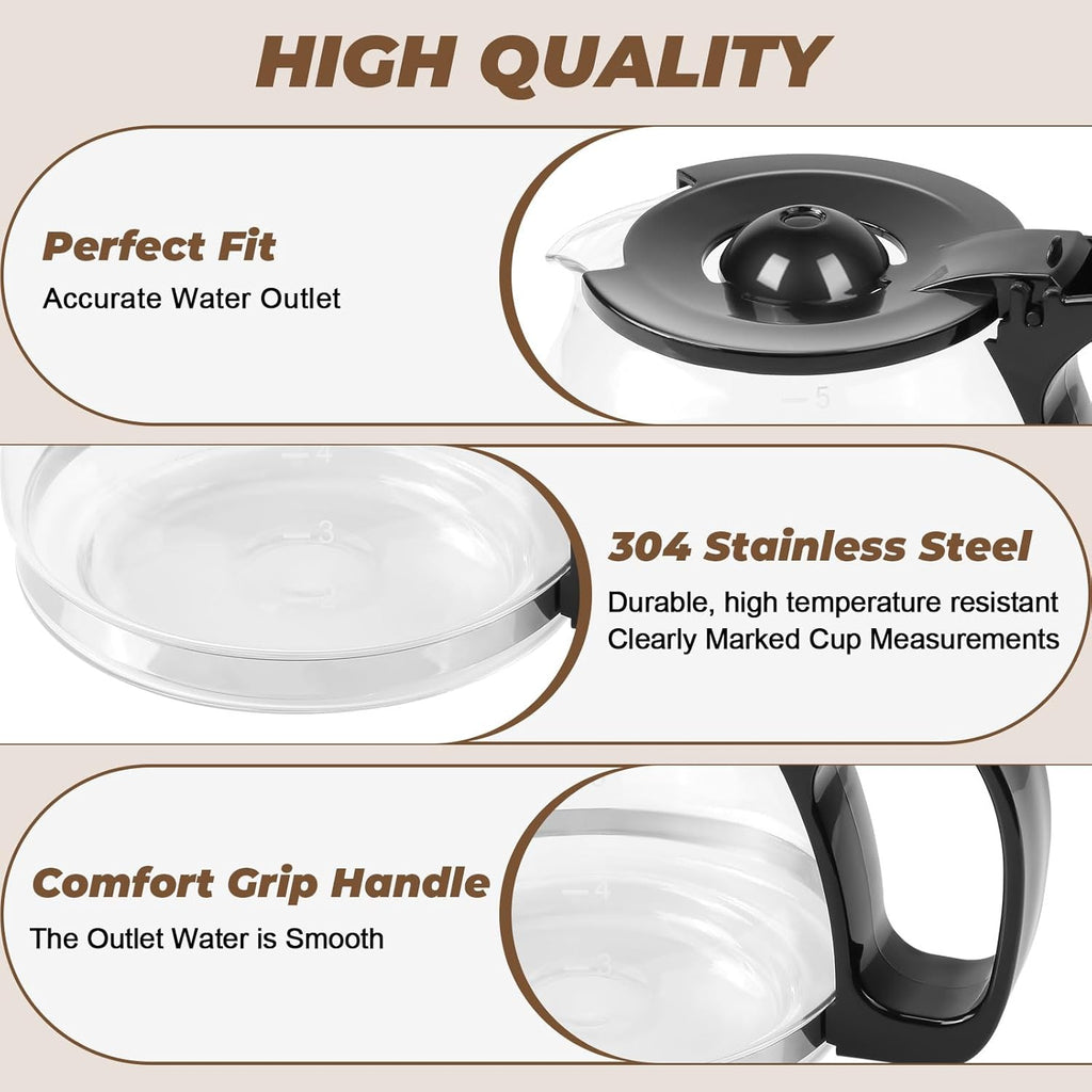 4-Cup Glass Carafe Y2308