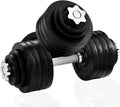 105 lbs Adjustable Cast Iron Dumbbell Set J773