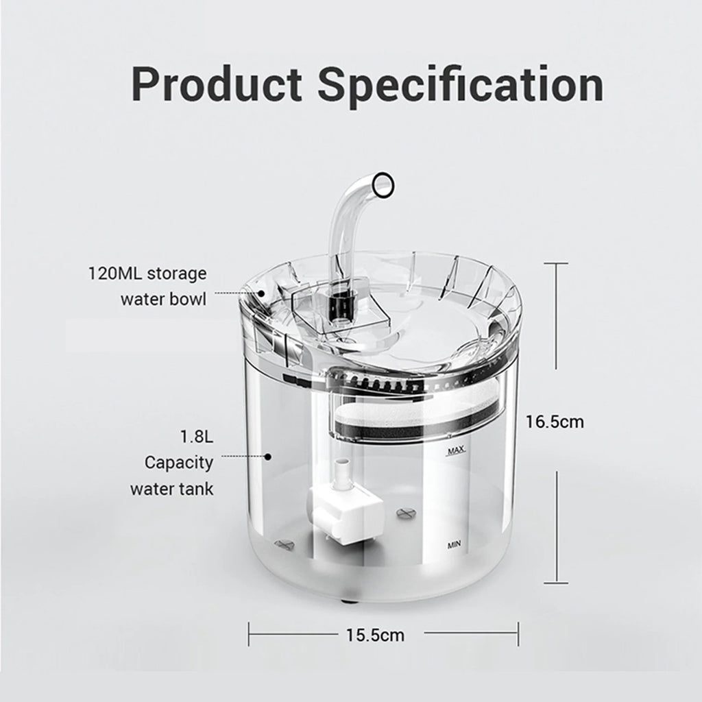 2L Cat Water Fountain A8058