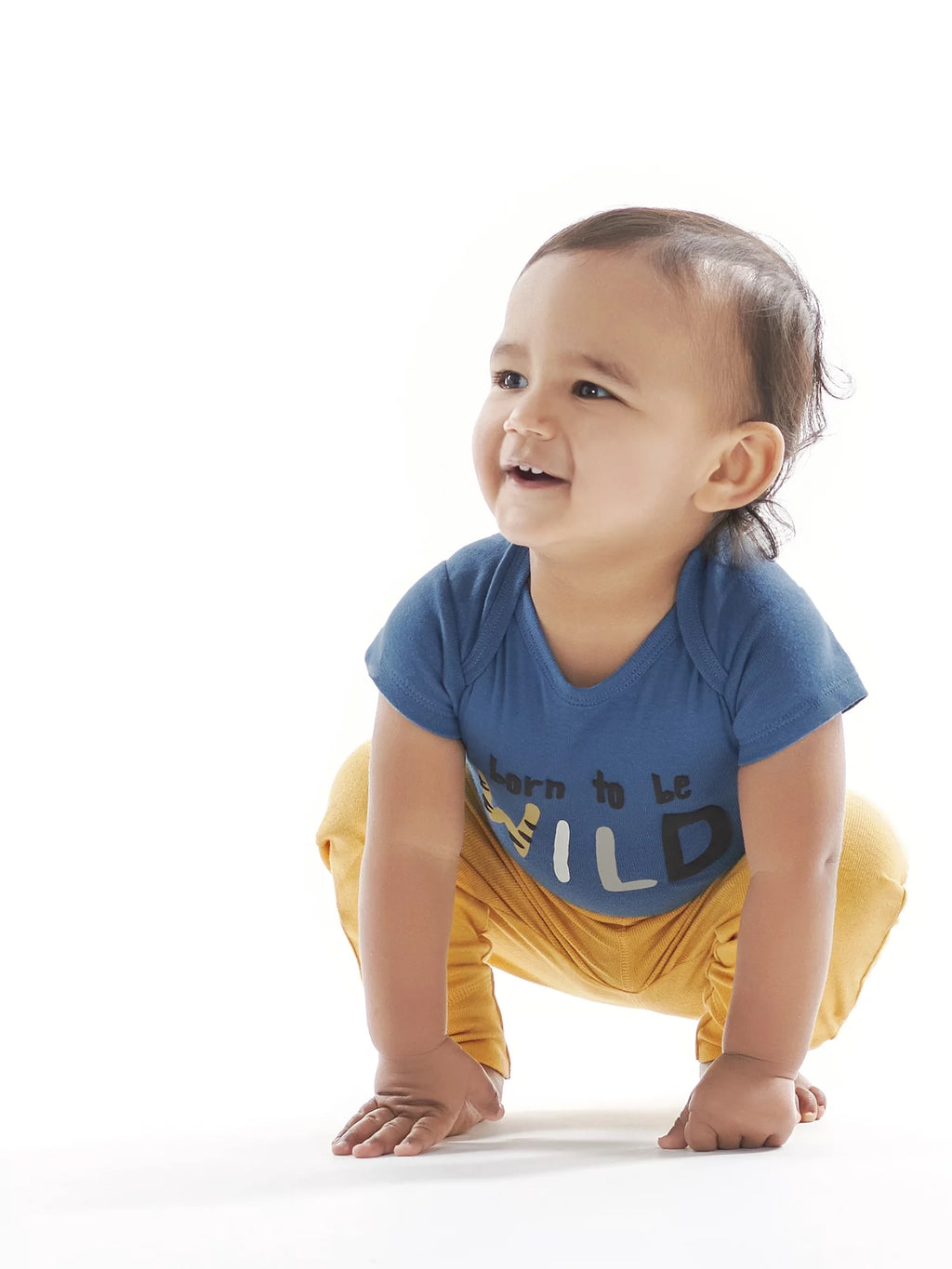 6-Piece Baby Boys Bodysuits & Pants Set F4454