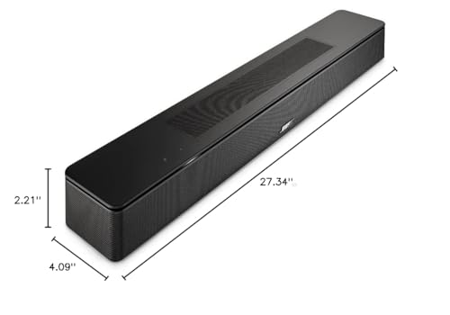 Black Smart Soundbar with Bluetooth H845989