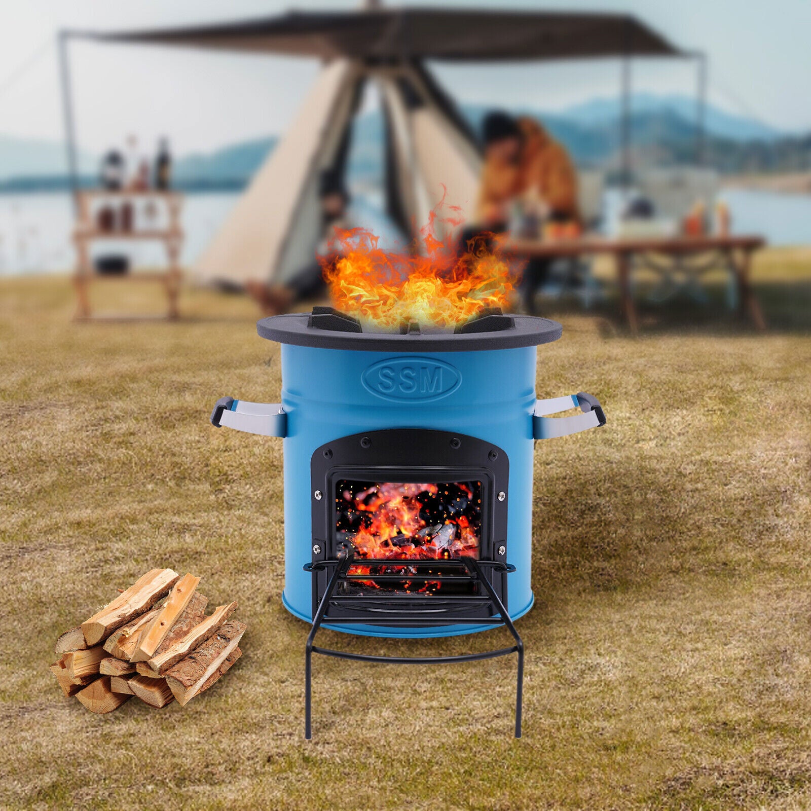 Outdoor Portable Camping Rocket Stove X967