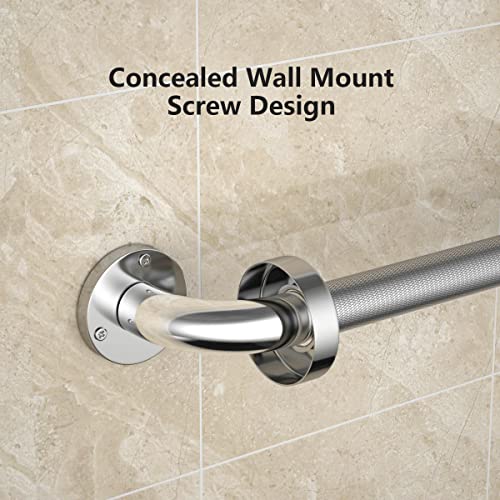 12 Inch Anti Slip Chrome Finish Stainless Steel Bath Grab Bar I2194