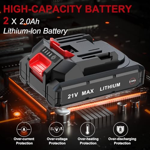 Cordless Electric Ratchet Wrench Set, 3/8" 12V Power Ratchet Tool Kit With 2 Packs 2000mAh Lithium-Ion Battery And Charger W172