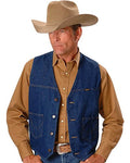 Unlined Denim Vest B68562