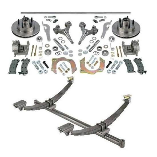48 in Axle Spindle Brake Kit 5on4-1/2 Pattern X342337