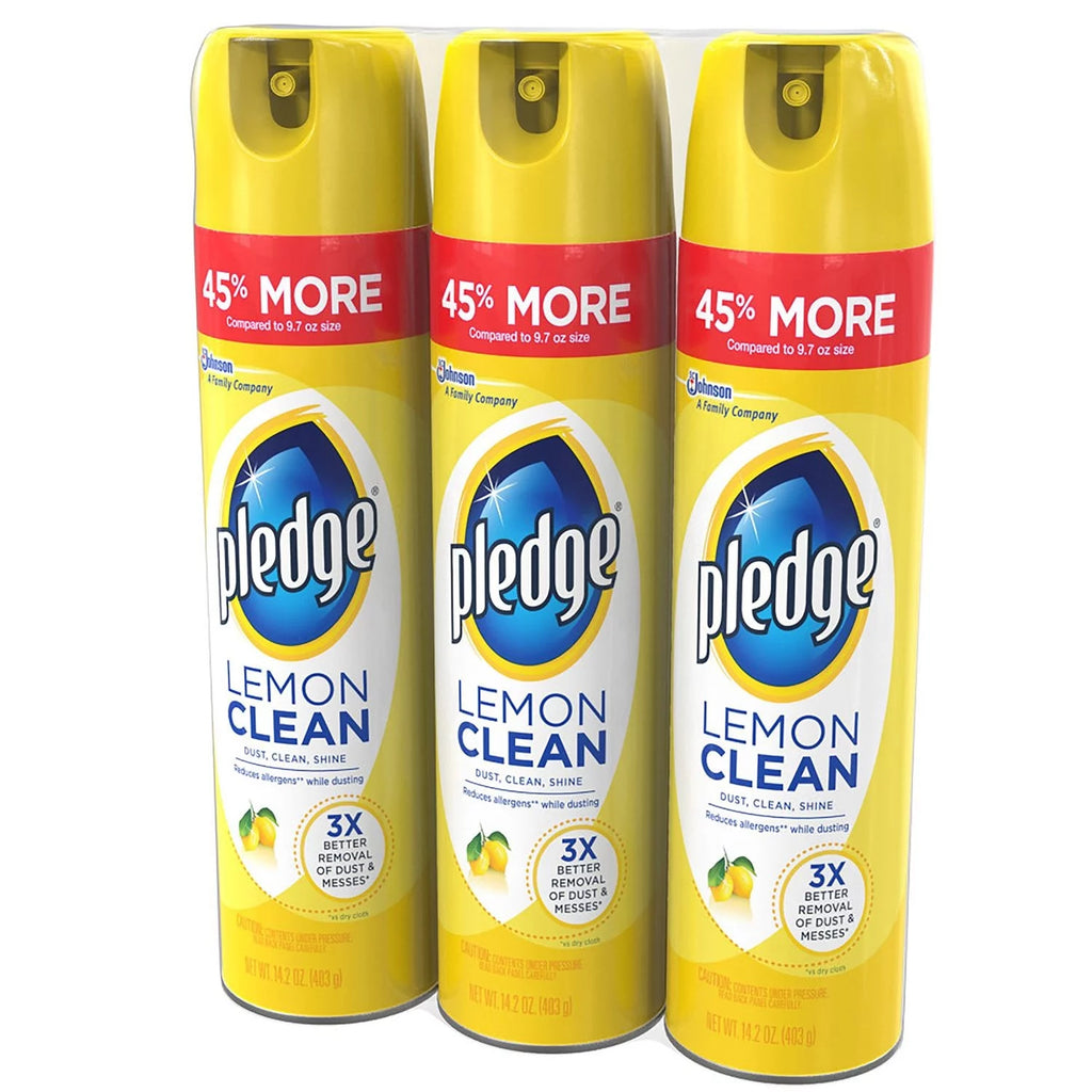 Lemon Furniture Cleaner, 14.2 Oz, 3 Ct Z1677