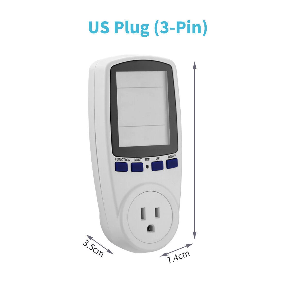 Plug-in Socket Watt Meter Power Analyzer M118513