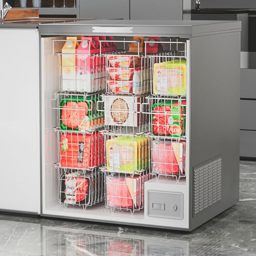 Adjustable Expandable Freezer Organizer Bins D145