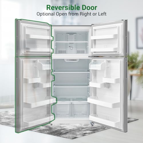 Stainless Steel Top Freezer Refrigerator C763