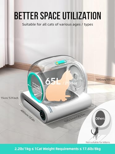 Green Self Cleaning Automatic Cat Litter Box with Mat & Liners Z4733