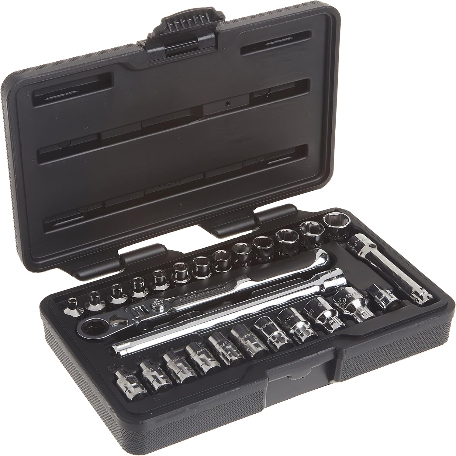 46 Pc. 1/4" & 3/8" Drive 6 Pt. Mechanics Tool Set P862585