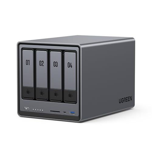 2-Bay Desktop NAS with Intel N100 Quad-core CPU, 8GB DDR5 RAM, 2.5GbE, 2 M.2 NVMe Slots, 4K HDMI O854