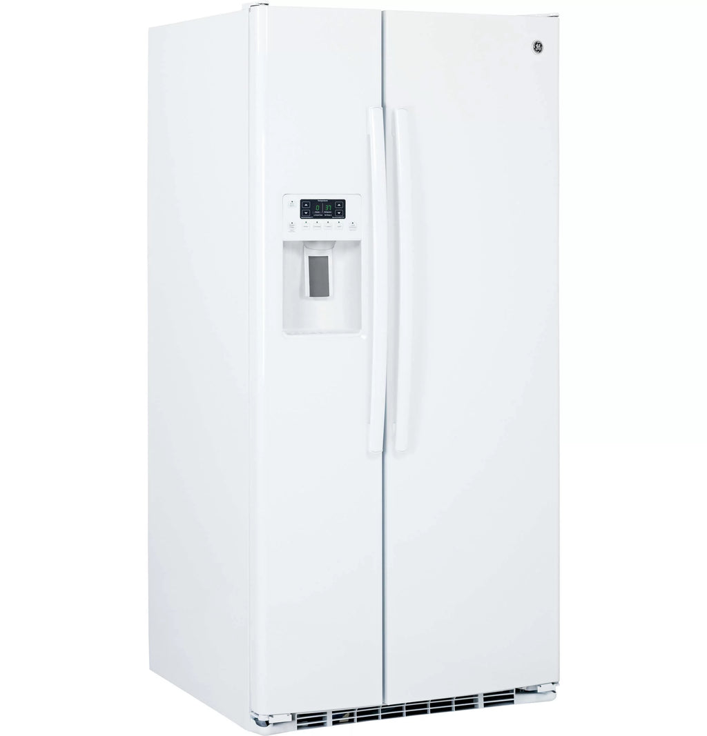 White 33 Inch Freestanding Side by Side Refrigerator O61218