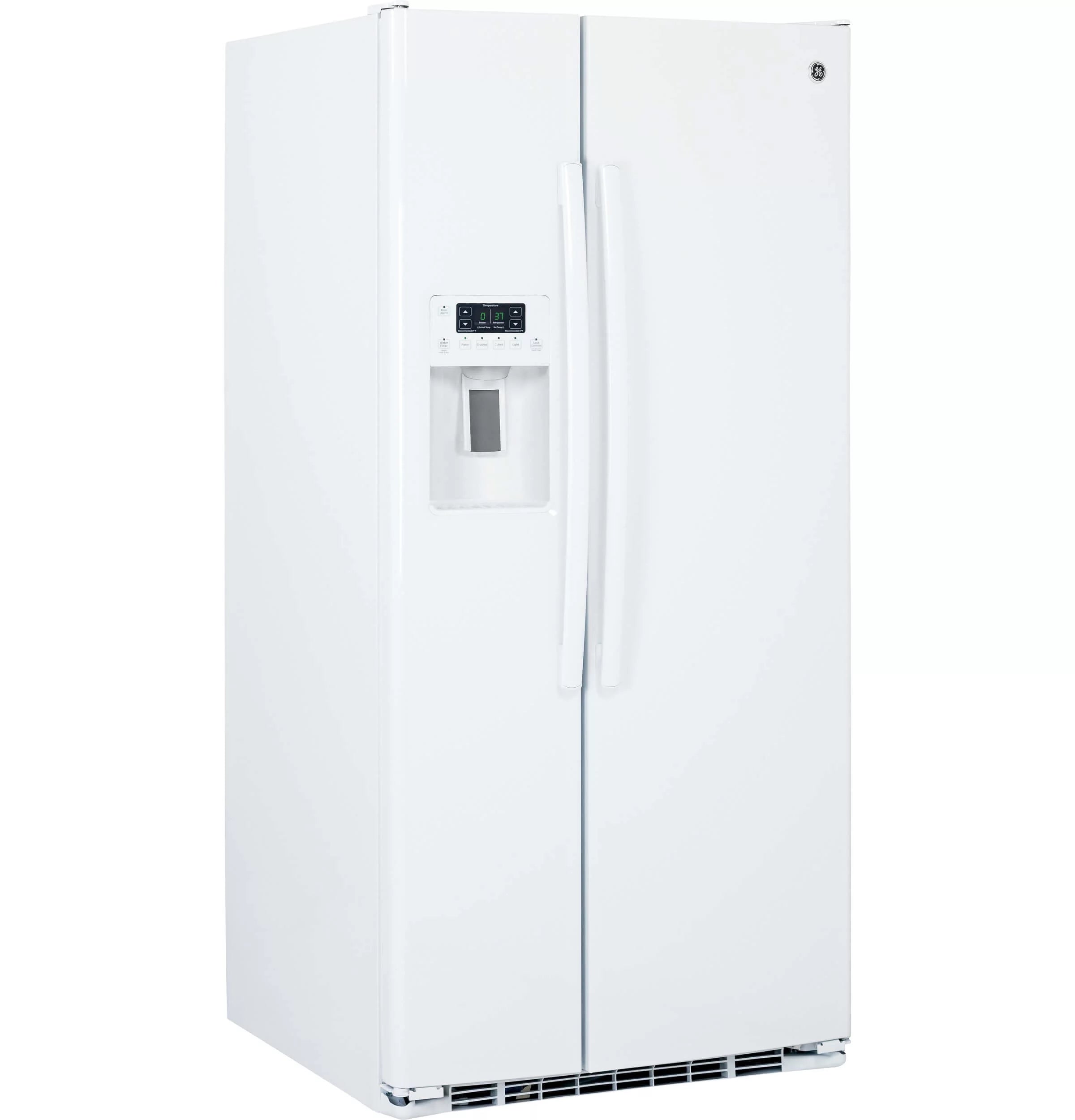 White 33 Inch Freestanding Side by Side Refrigerator O61218